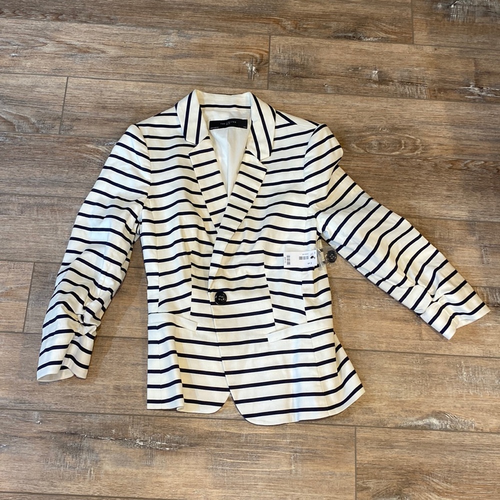 Stripe Blazer